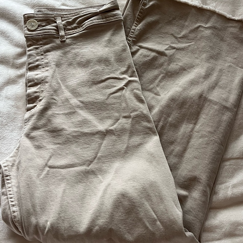 Zara Women’s Tan Wide Leg Pants Size 8